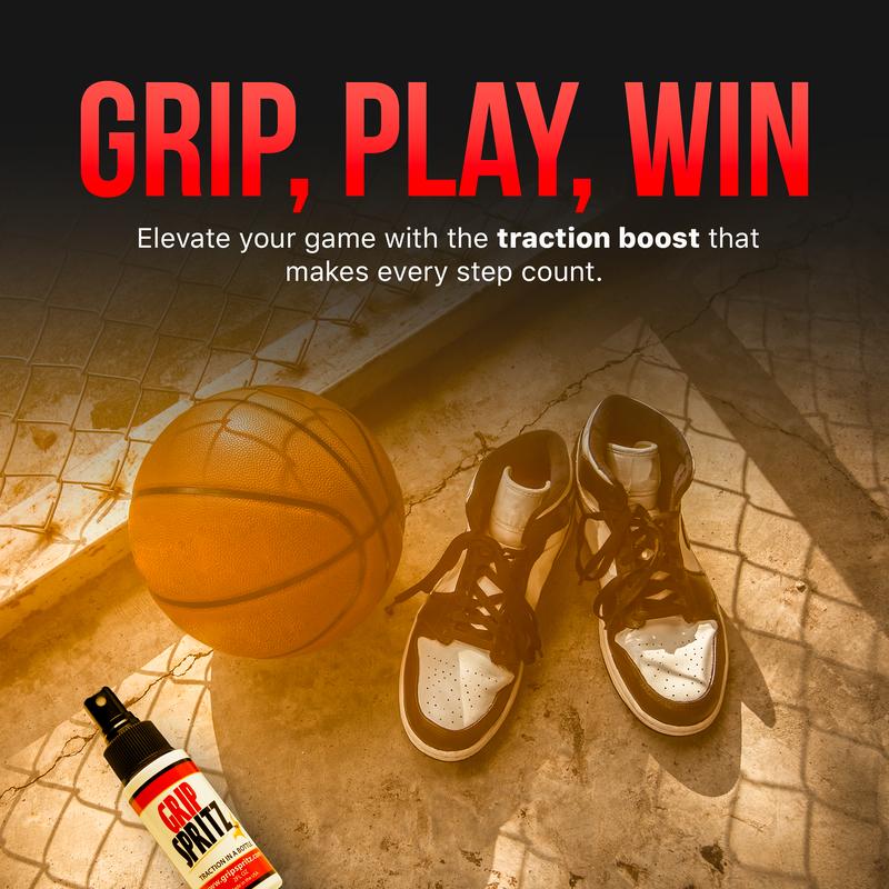 Grip Spritz - Basketball Shoe Grip Spray - Year Round Bundle (School and AAU Season) - Game Long Shoe Traction at Every Practice and Game This Year