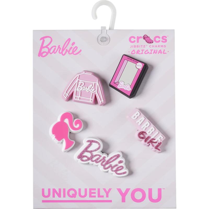 Crocs Jibbitz Barbie Character Shoe Charms 5-Pack