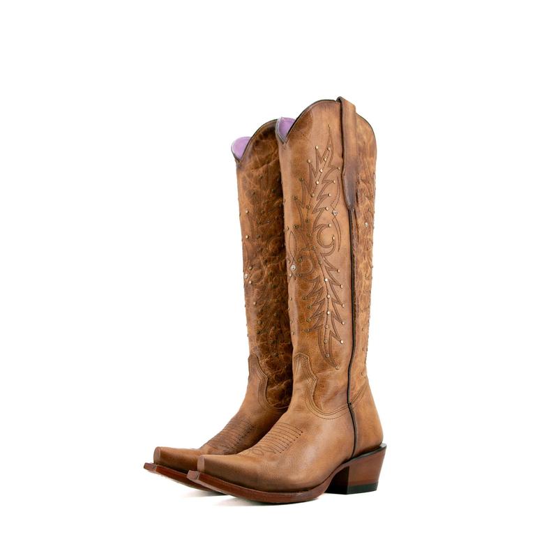 Paulina Snip Toe Tall Cowgirl Boot