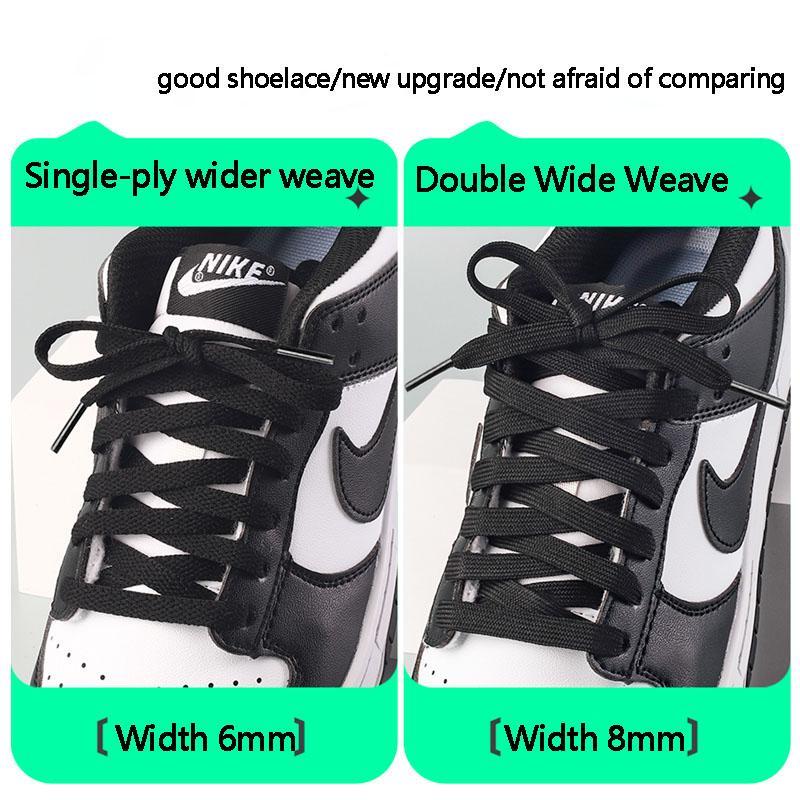 Double Layer Shoelaces, 2 Pairs Anti Friction Durable Shoelaces for Sneakers, Basketball Shoes, Casual Shoes, Shoes Accessories for Men & Women