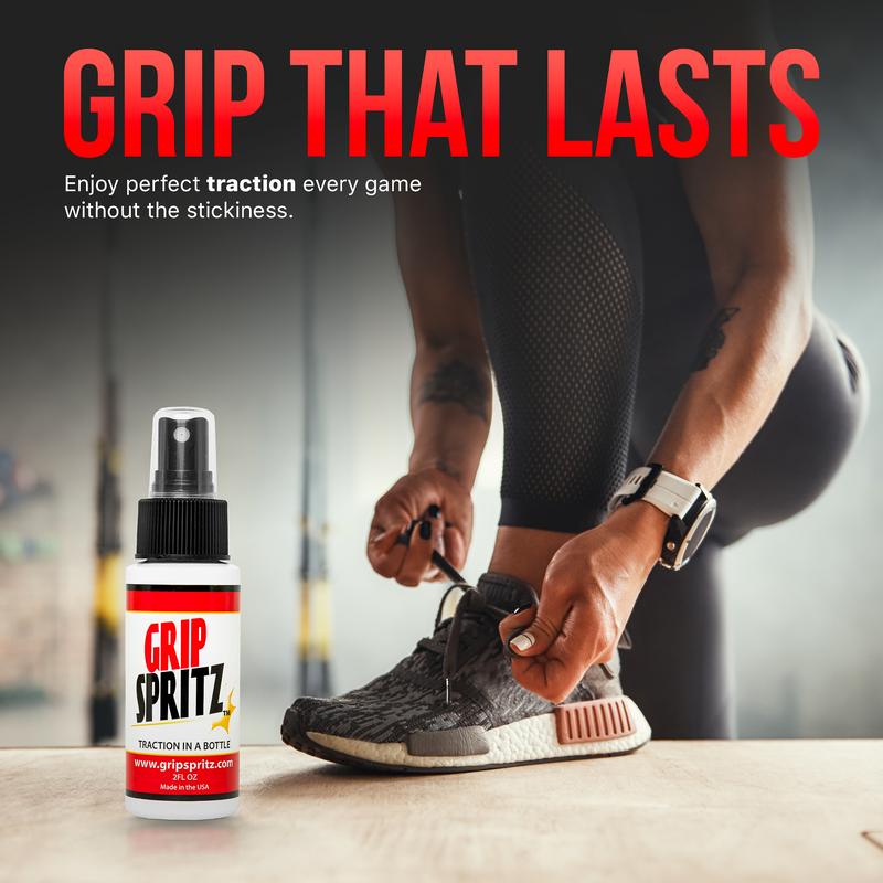 Grip Spritz - Basketball Shoe Grip Spray - Year Round Bundle (School and AAU Season) - Game Long Shoe Traction at Every Practice and Game This Year