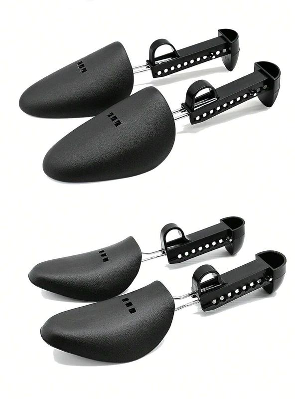 Unisex Adjustable Plastic Shoe Trees, PU Leather Shoe Lasts, Sports Shoe Shapers, 1 Pair Shoe Stretchers, Shoes Accessories for Men & Women