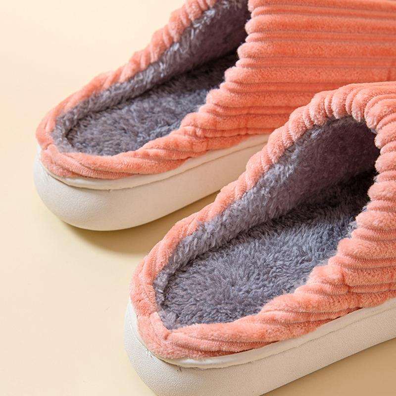 Women's Comfy House Slippers Memory Foam Fuzzy Bedroom Scuffs Slippers Indoor Outdoor Anti Skid Home Slippers Shoes with Warm Plush Lining