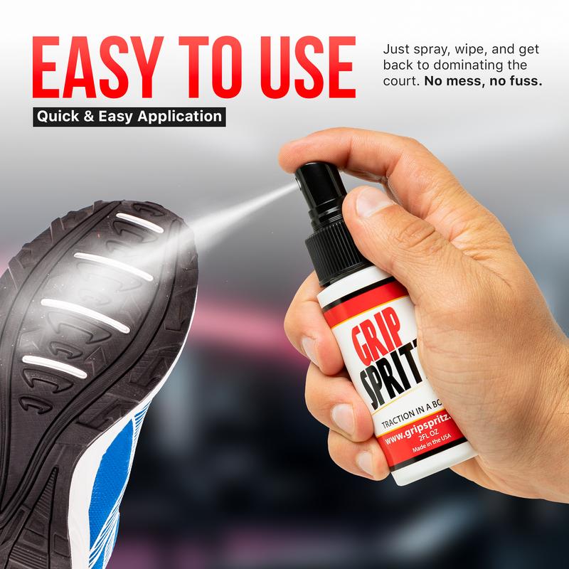 Grip Spritz - Basketball Shoe Grip Spray - Year Round Bundle (School and AAU Season) - Game Long Shoe Traction at Every Practice and Game This Year