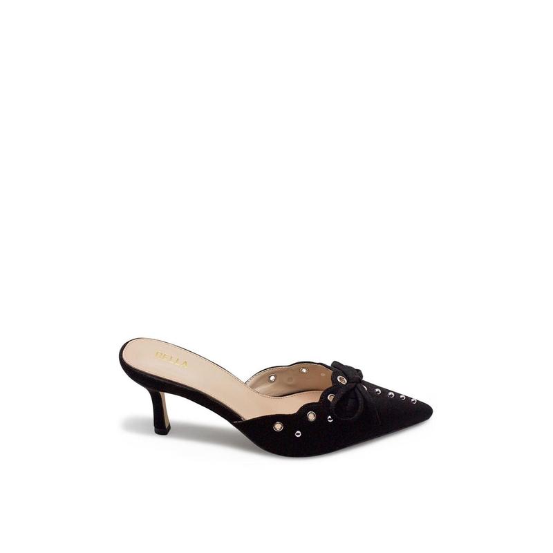 Yasmin Pointed Toe Studded Mule Heel