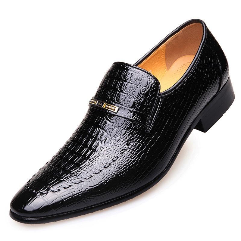 Men‘s Oxford Shoes Patent Leather Wedding Ball Dress Casual Shoes Men’s Dress Shoes