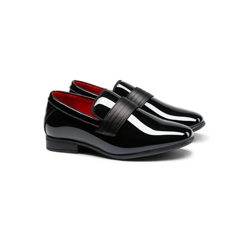 Boy's Dress Shoes Formal Tuxedo Shoes Slip-On Loafers For Party Wear Halloween Style