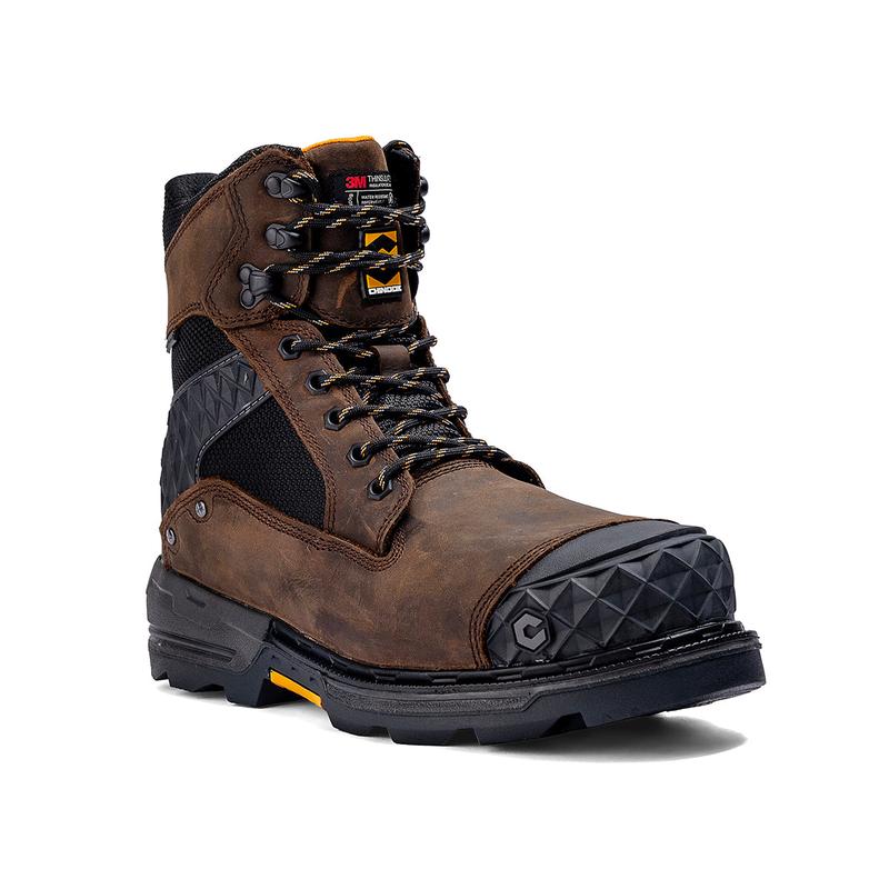 Pallet Jack 8” Comp Toe Men’s Waterproof Insulated Work Boot - Brown