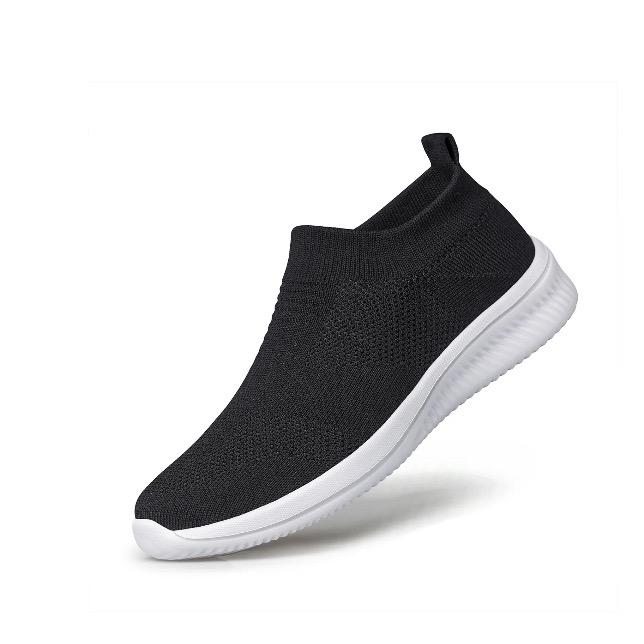 ADQ Men's Slip on Shoes Casual Shoes Lightweight Breathable Anti-Slip Sneakers, Work Shoes, Black and White Walking Shoes men oxfordshoes lightweight men puncture proof