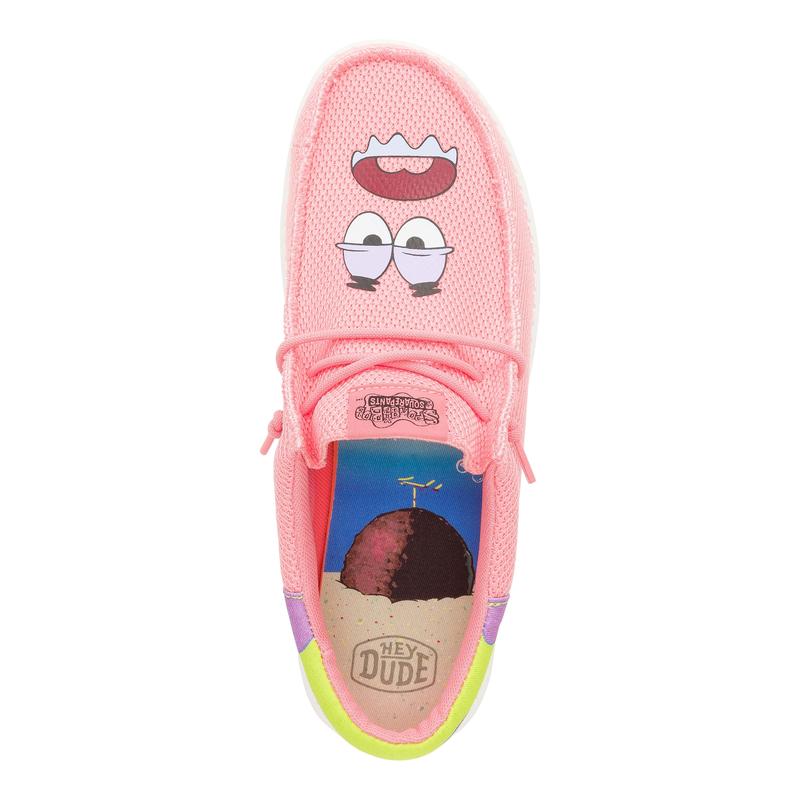 HEYDUDE X Patrick Star - Mens Comfortable Slip on Shoes