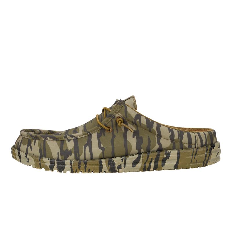 HEYDUDE X Mossy Oak Wally Slip - Mens Comfortable Slip on Mules