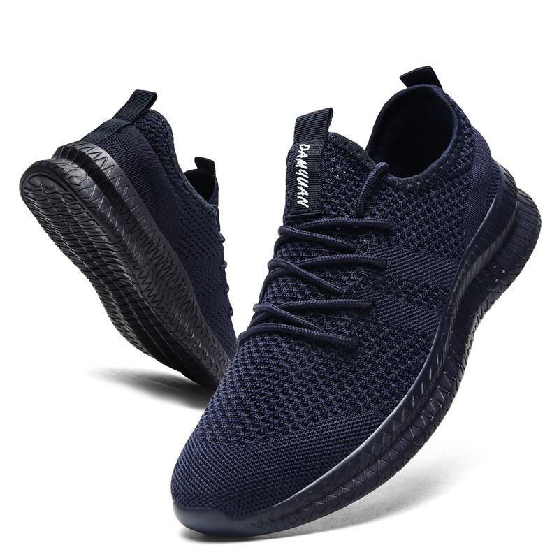 Men's Sports Shoes Lightweight Casual Shoes Breathable Non-Slip Walking Shoes Daily Commuting Runner Mesh Footwear Sneaker