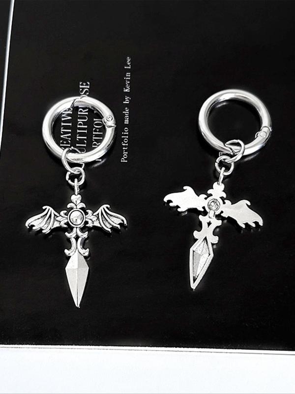 Punk Style Wing Design Shoe Charms, Fashionable Novelty Shoes Decorations for Boots & High Heels, Shoes Accessories for Women & Girls