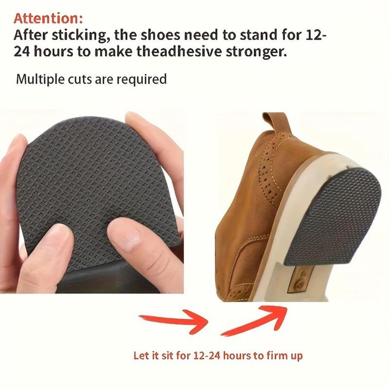 Anti-slip Shoe Sole Protector, 1 Count Self Adhesive Shoe Sole Protective Pad, Wear-resistant & Noise Reduction Shoe Pad, Running Supplies