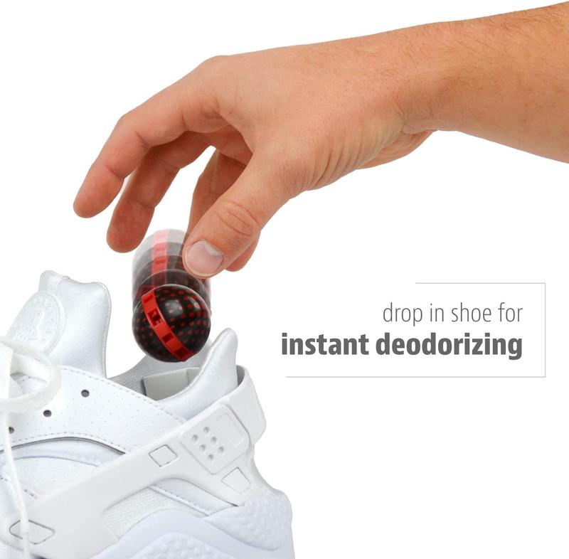 Sof Sole Sneaker Ball Shoe Deodorizer - Fresh, Clean Scent Blocks Odors - Compact & Durable - Ideal for Footwear - Comfort