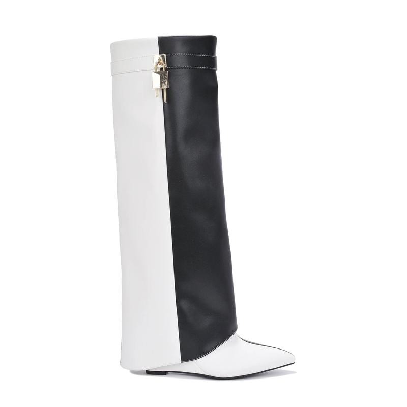 Shark Padlock Boots Valeri-5 Cape Robbin