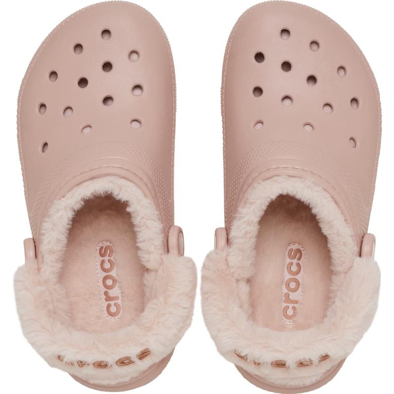 Crocs Unisex Adult Classic Fuzz Lined Clogs, Fluffy Slippers