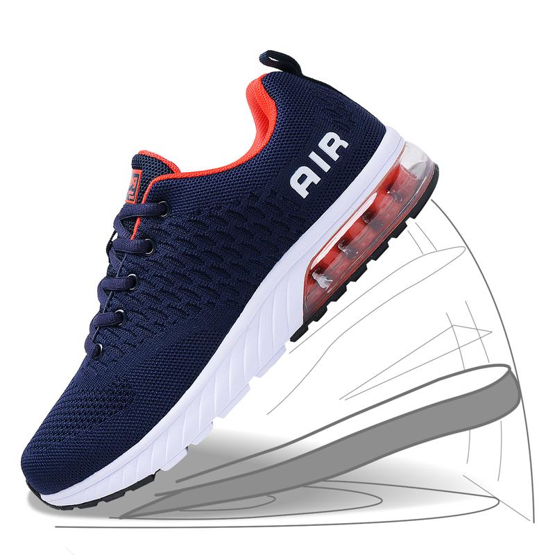 Running Shoes for Women Men Sports Shoes Air Cushion Shock Absorber Casual Walking Gym Jogging Fitness Athletic Sneakers