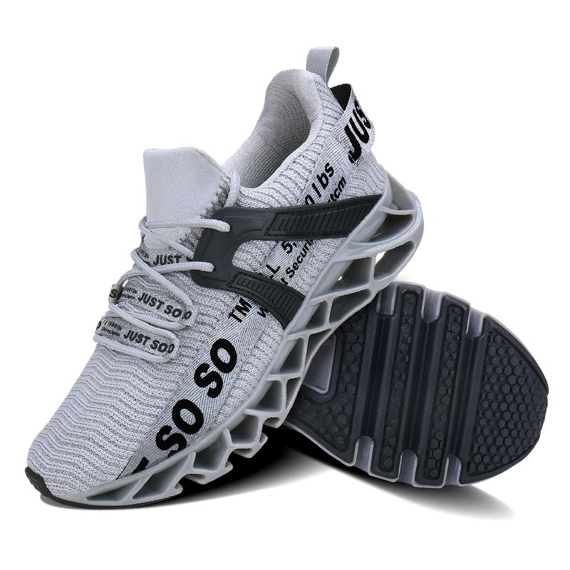 Mens Womens Breathable Walking Tennis Running Shoes Blade Fashion Sneakers Closed Footwear