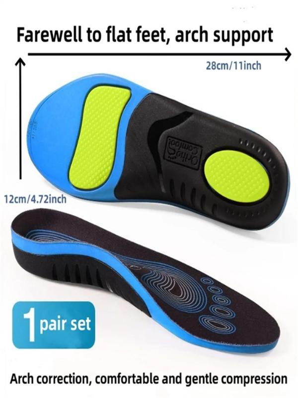 Orthotic Insoles, Comfortable Breathable Arch Support Insoles, Shock-absorbing Foot Support Insoles for Men & Women