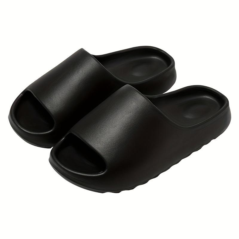 Men's EVA Slides, Casual Non Slip Slippers, Open Toe Shoes For Indoor Outdoor Beach Shower, Spring And Summer