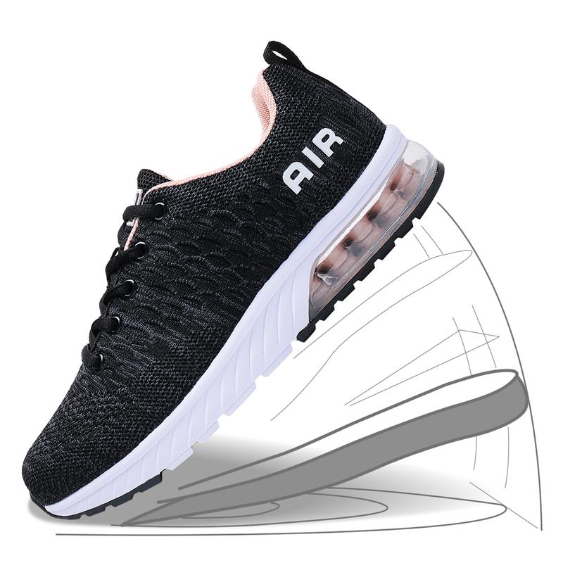 Running Shoes for Women Men Sports Shoes Air Cushion Shock Absorber Casual Walking Gym Jogging Fitness Athletic Sneakers