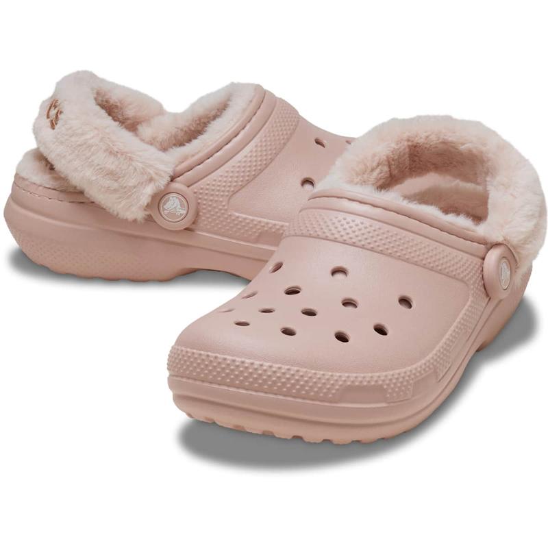 Crocs Unisex Adult Classic Fuzz Lined Clogs, Fluffy Slippers