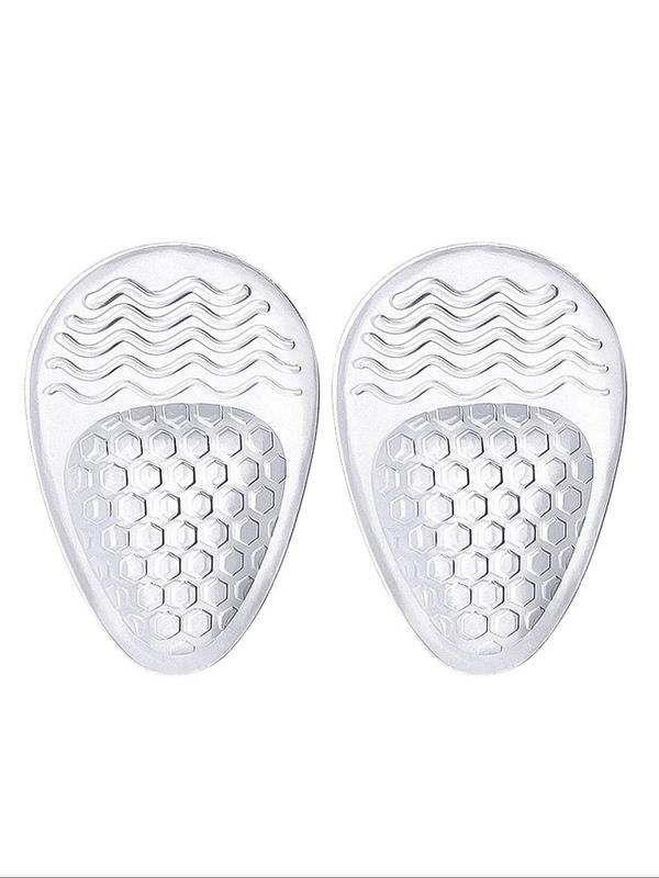 Honeycomb Design Silicone Forefoot Insoles, 2024 New Style Anti-slip Silicone Foot Pain Relief Insoles for High Heels Sandals, Shoes Accessories for Women