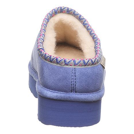 BEARPAW® Martis Suede Mule w Rain & Stain Repellent