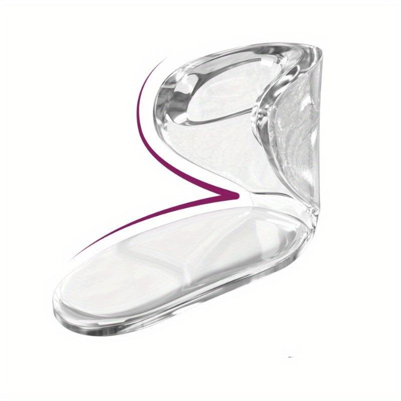 Silicone Heel Cushion Inserts, Transparent Heel Protector Pads for Women, Comfortable Insole for Too Big Shoes