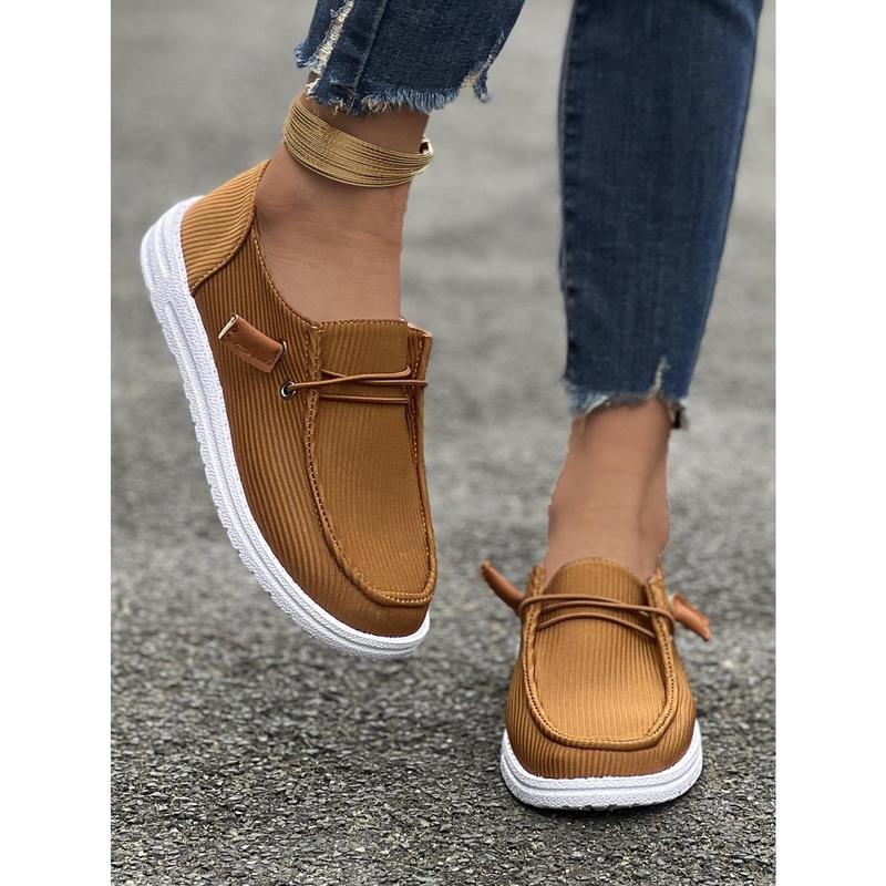 Womens Slip On Casual Shoes for Women | Lightweight Canvas Sneakers | Memory Foam Loafers Shoes Footwear Walking Shoes