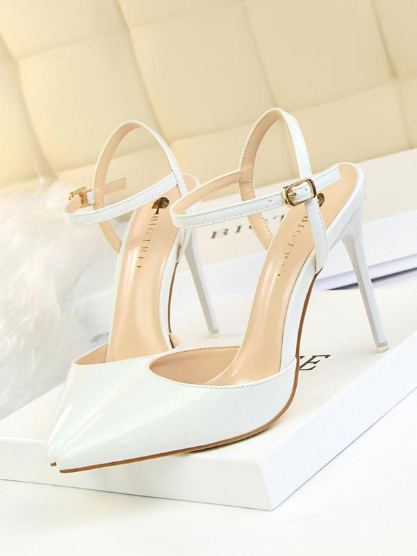 Women's Fashionable Solid Color Stiletto Heels, Elegant Pointed Toe High Heels for Party, Daily Clothing Decor for Women & Girls