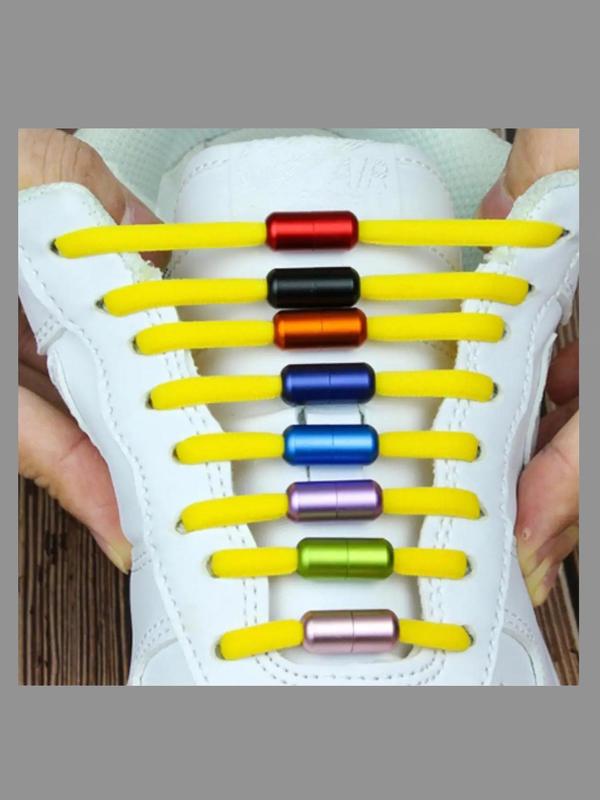 Lazy Person Shoelace Free Tool, 6 10 Counts Aluminum Matte Multi-color Shoelace Buckle, No Tying Shoelace Accessories, Shoes Accessories