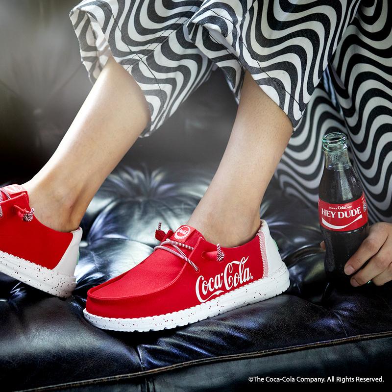 HEYDUDE X Coca-Cola - Womens Comfortable Slip on Shoes