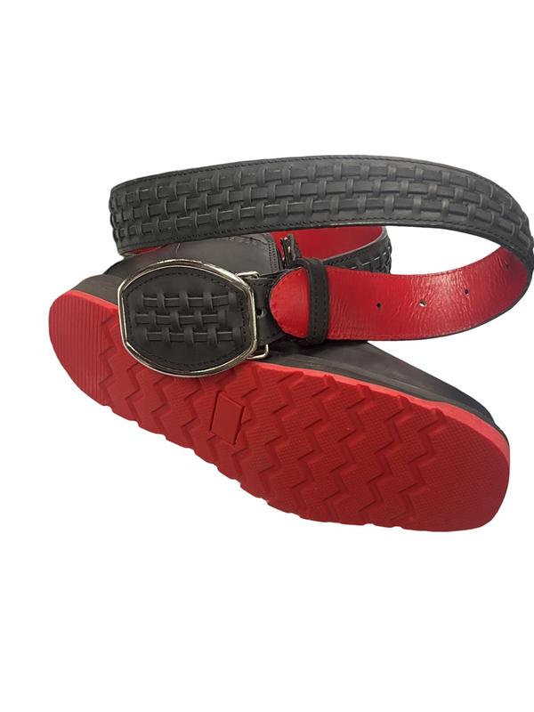 Zapato Suela Roja Incluye Cinto Gratis Para Caballero Walking Shoes