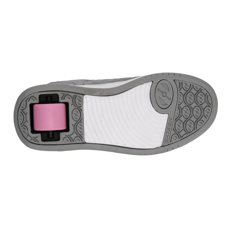 Heelys Skate Shoes with Wheels | Voyager in grey and pink