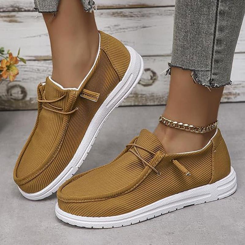 Womens Slip On Casual Shoes for Women | Lightweight Canvas Sneakers | Memory Foam Loafers Shoes Footwear Walking Shoes