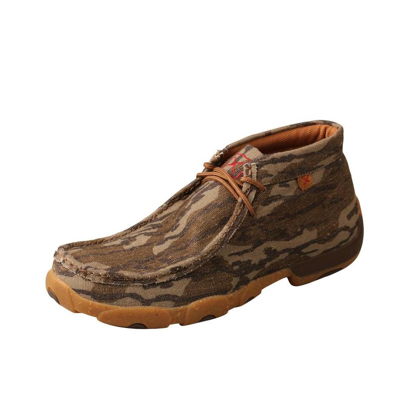 Twisted X Men's Mossy Oak Original Bottomland Driving Shoes Moc Toe - Mdm0082