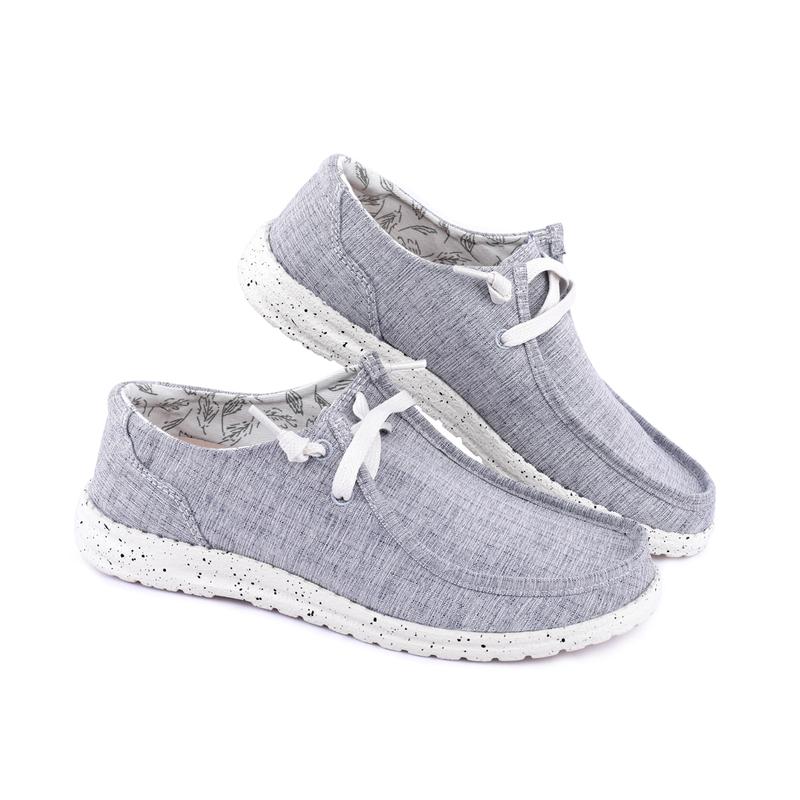 New lightweight loafers, women's casual shoes, daily commute, lace-up flats Flatform