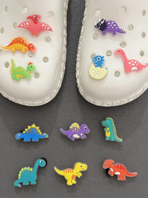 Cute Cartoon Simple Dinosaur Shoe Charm, Casual Shoes Decoration for Clogs, New Fashion Diy Shoes Accessories for Daily Shoes Decor for Women & Men for Daily Wear