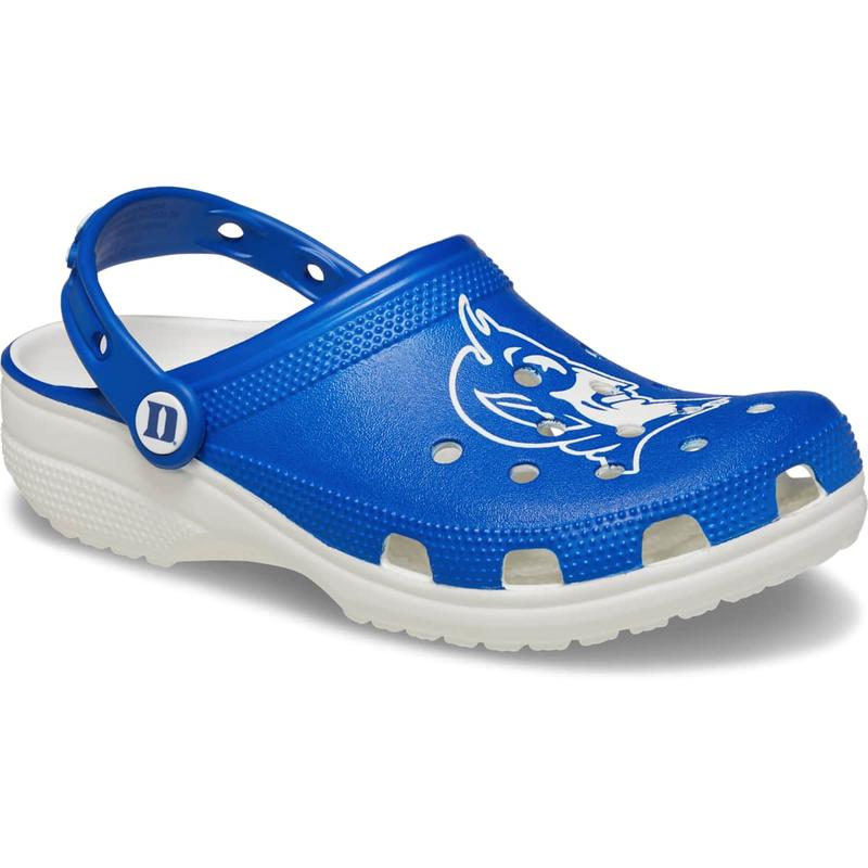 Crocs Unisex Adult Duke Blue Devils Classic Clogs, Collegiate Football Fan Gear