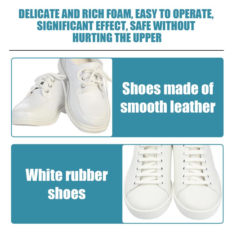 Shoe Cleaning  White Shoe Cleaning Stain Yellow Trim Brightening Portable Brightener Footwear Comfort White Shoe Detergent for Sports Shoes dramatically  clean