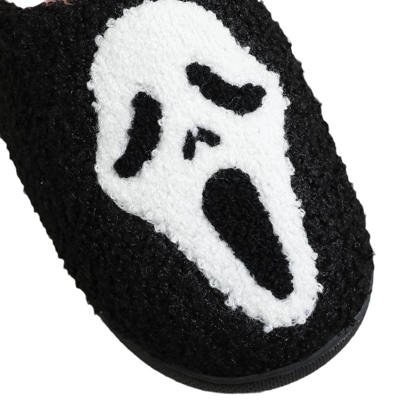 Halloween Slippers Pumpkin for Womens Mens Cute Comfy Bedroom Slippers For Women,Ladies Fuzzy Slippers Girl