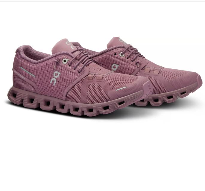 On Women's Cloud 5 Shoes - Color: Fig Quartz