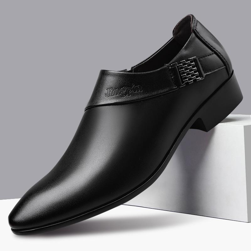 Mens Oxfords  Dress Shoes Slip On Pointed Toe Classic Formal Business Shoes