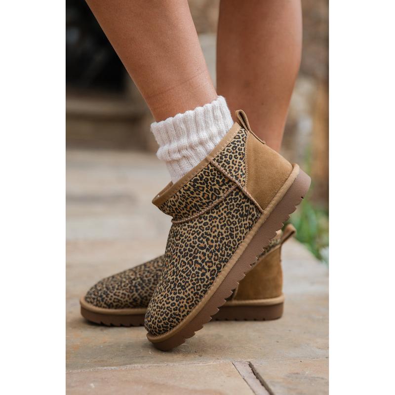 Georgia Leopard Mini Boot DOORBUSTER