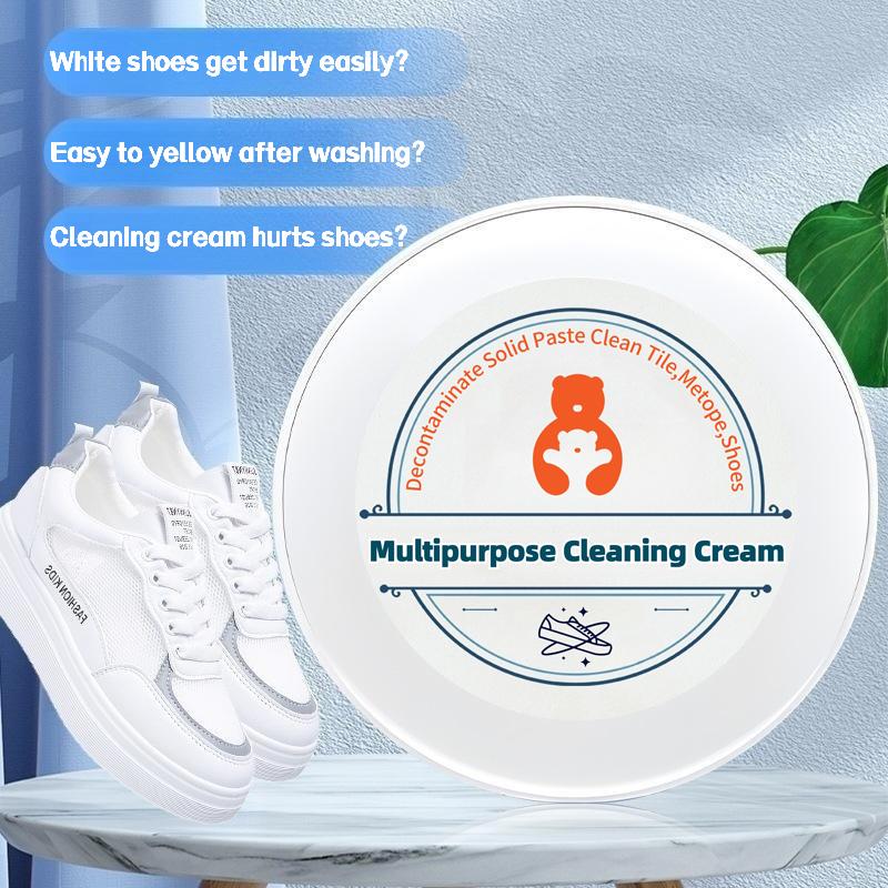 Multifunctional Shoe Cleaning Cream - Water-Free, Quick, and Powerful Decontamination