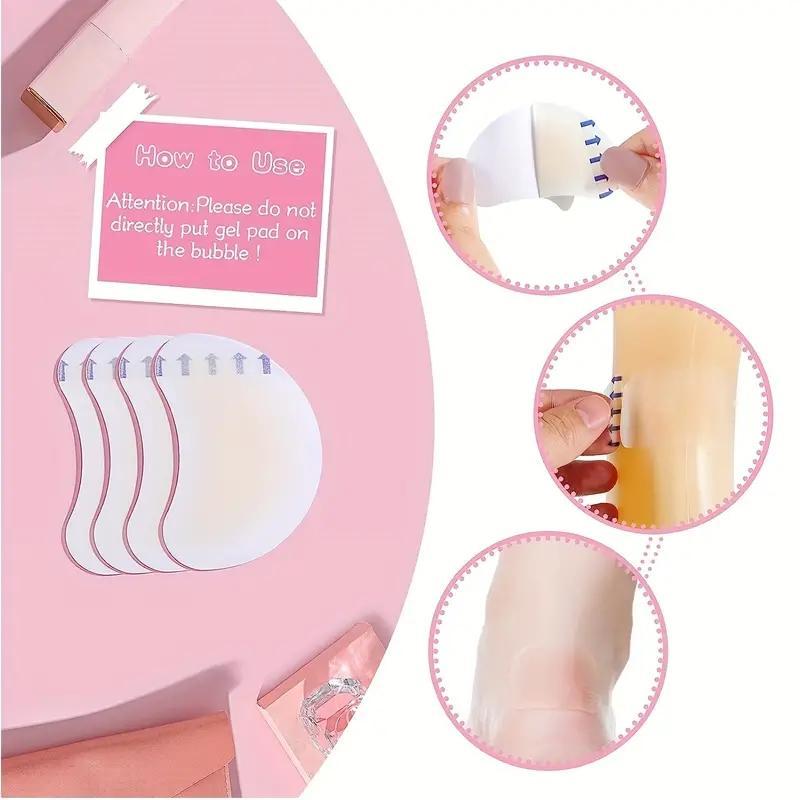 Heel Gel Blister Pads (30pcs), Heel Protective Pads, Anti-slip Heel Protectors, Waterproof Heel Protective Pads, Foot Care Products