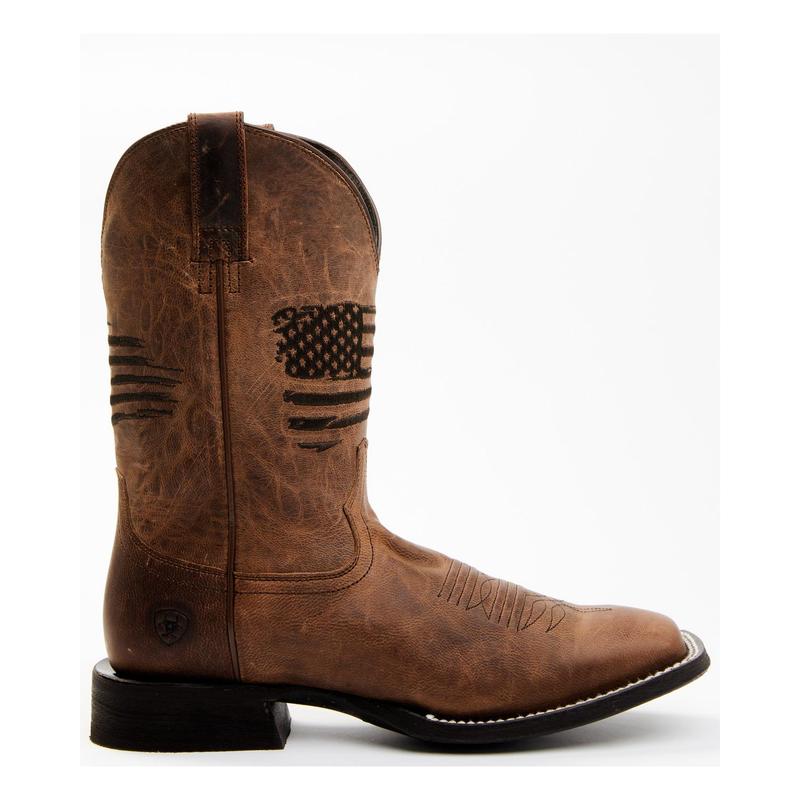 Ariat Men's Circuit Patriot Western Boot Broad Square Toe - 10029699