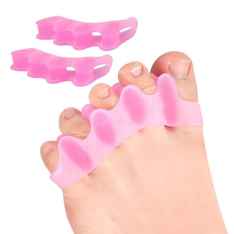 Soft Gel Toe Separators, 1 Pair Big Toe Spacers, Toe Cushion Pads for Daily Use, Foot Care Product for Adult & Kids